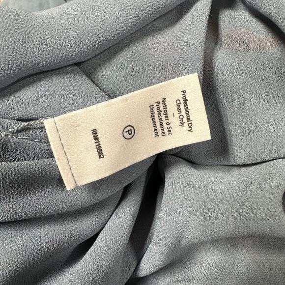 Cinq à Sept NWT Leigh Floral Print Ruffle Maxi Dress Size 2 Smocked Slit Sleeve - Picture 8 of 12